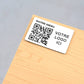 Personalized Adhesive QR Code Plate - Logo