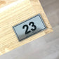 Personalized Table Number - Engraved Plate - Personalized Number